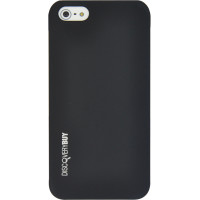 DiscoveryBuy迪思拜尔iPhone5_5S手机保护套灵动之风磨砂超薄苹果手机保护后壳（商务黑色）配送贴膜